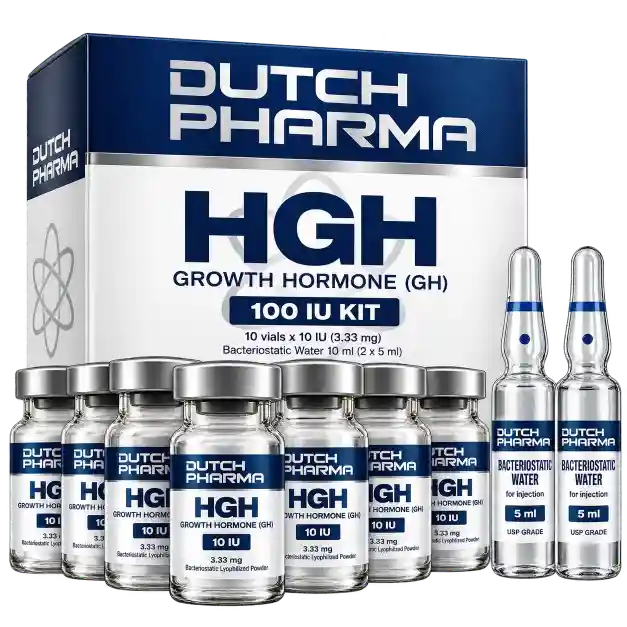 HGH (Human Growth Hormone) 100 IU Kit — Dutch Pharma