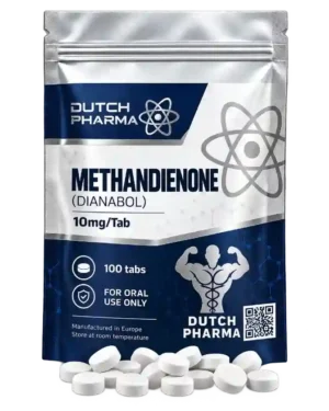 Methandienone (Dianabol) 10 mg tabletten – Dutch Pharma productverpakking