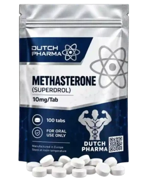 Methasterone (Superdrol) 10 mg – Dutch Pharma productverpakking