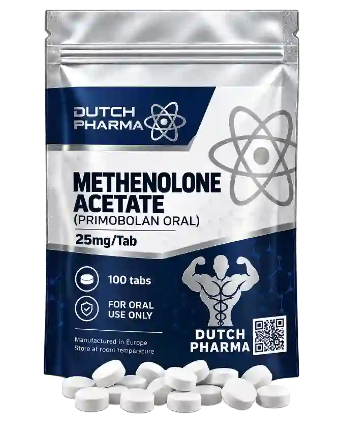 Methenolone Acetate (Primobolan Oral) 25 mg — Dutch Pharma