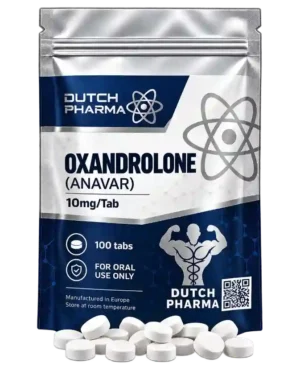 Oxandrolone (Anavar) 10 mg tabletten – Dutch Pharma productverpakking