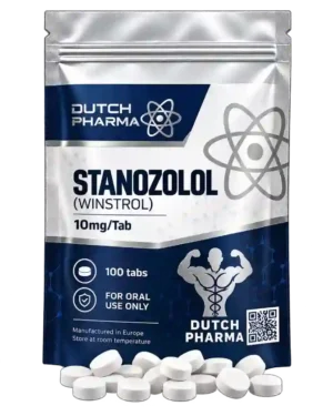 Stanozolol (Winstrol) 10 mg tabletten – Dutch Pharma productverpakking