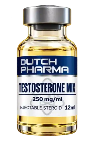 Testosterone Mix 250 mg/ml – productverpakking met etiket